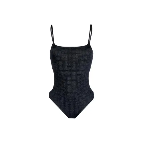 Givenchy Monogram Cut Out Detail One Piece Swimsuit