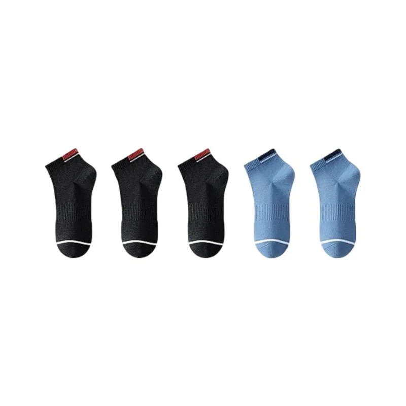 H YXIANG Mid Calf Socks Unisex 5 Pack-4