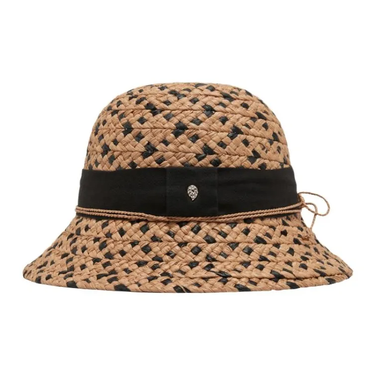 HELEN KAMINSKI Raffia, Nylon, Cotton Elastane Bucket Hats Women's Khaki-0
