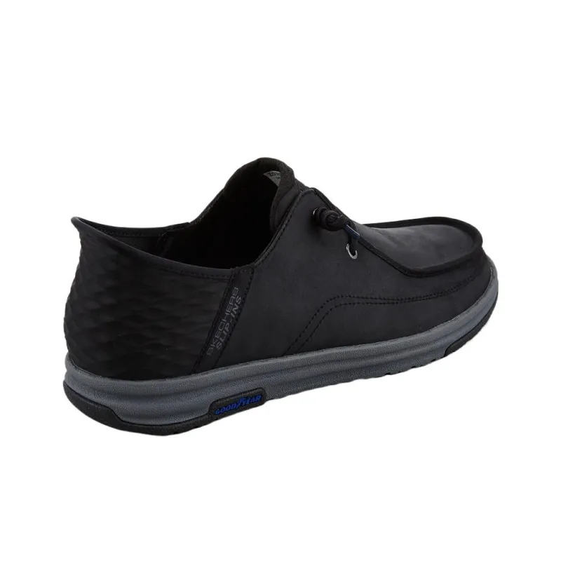Skechers Melson Low Top Casual Shoes Men's Black-3