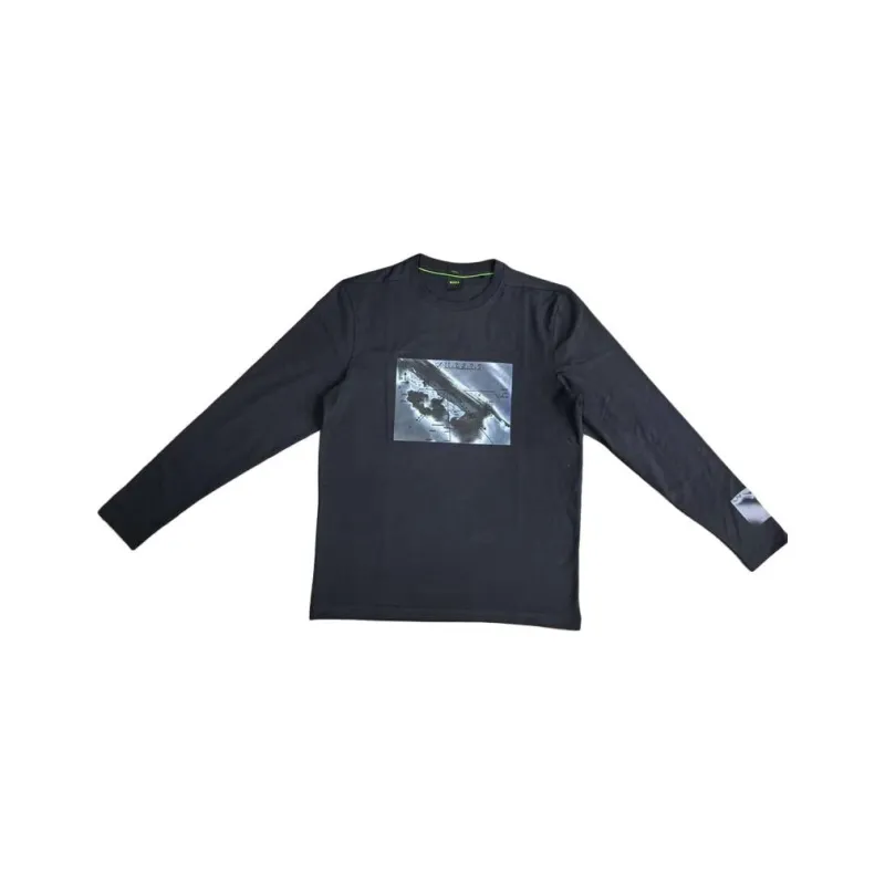 HUGO BOSS SS25 T Shirt Men's Black Blue-0