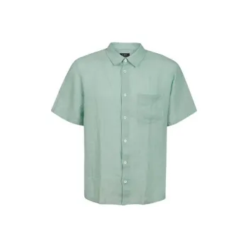 A.P.C . Buttoned Short Sleeved Shirt