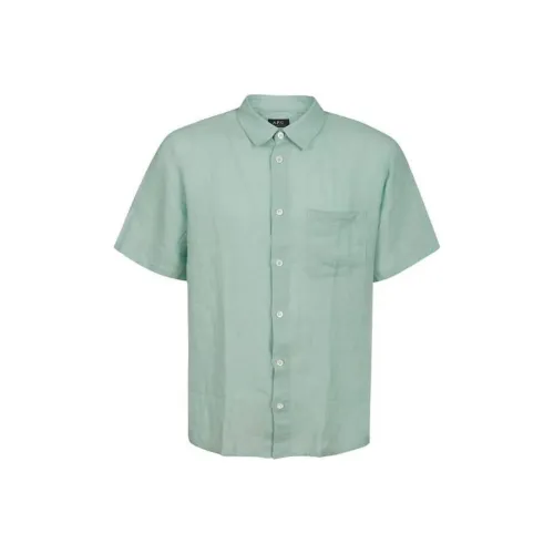 A.P.C Buttoned Short Sleeved Shirt