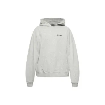 PALM ANGELS Logo Embroidered Hoodie
