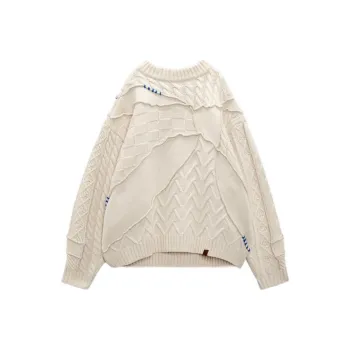 ADER ERROR X Zara Oversized Patchwork Knit Sweater