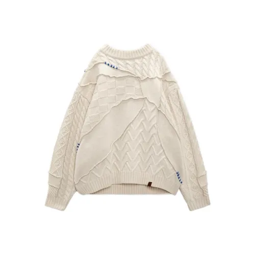 ADER ERROR X Zara Oversized Patchwork Knit Sweater
