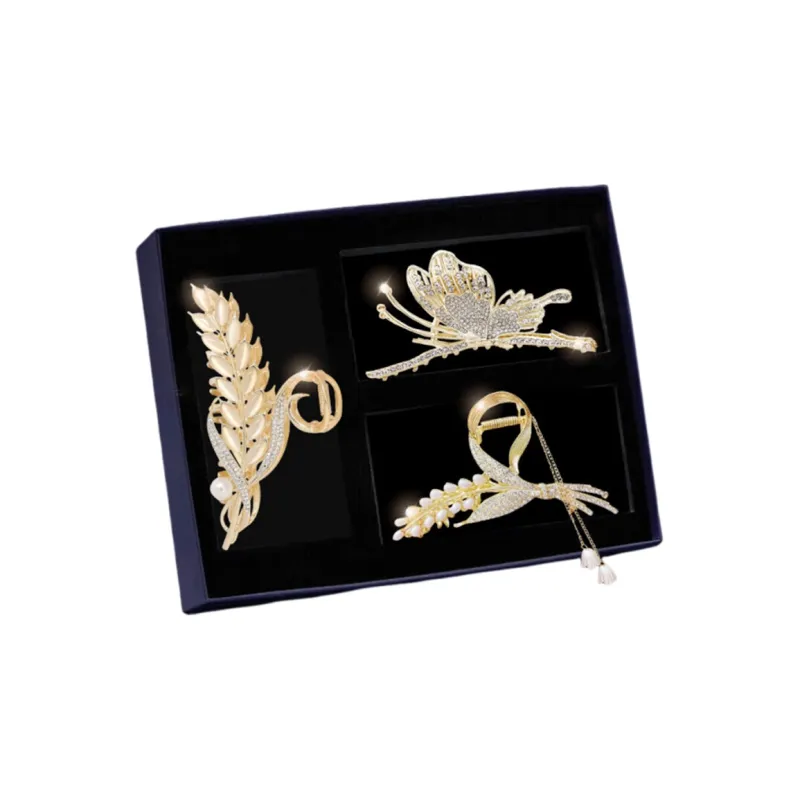 Enchanting Cat Alloy Hair Clips Women's-0