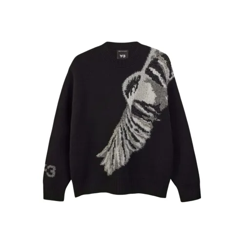 Y 3 Graphic Knitted Crewneck Jumper