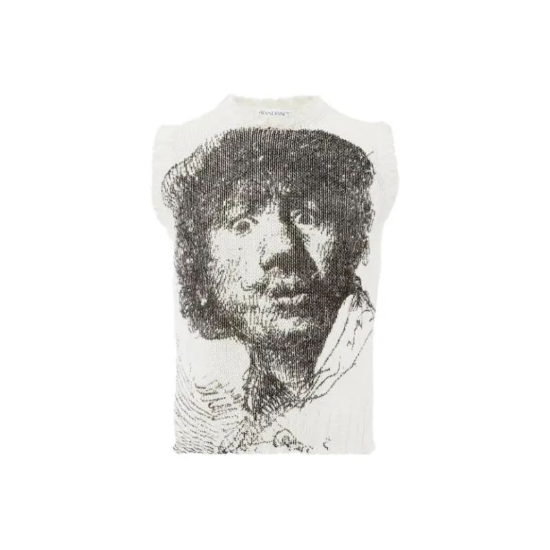JW Anderson JW Anderson Rembrandt Sweaters Unisex Ecru-0