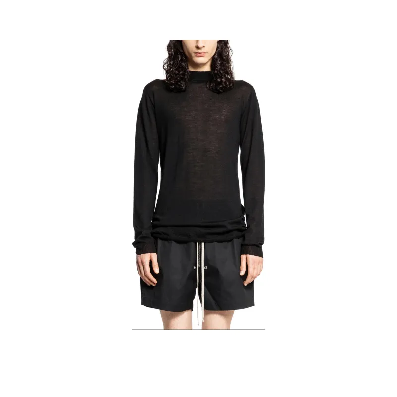 RICK OWENS/RO SS24 Sweatshirt Men's Black-0