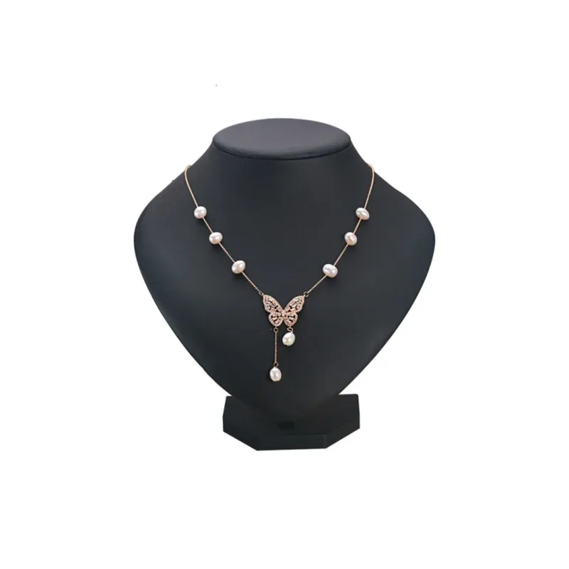 Andaozi Pearl Necklaces Women's-4