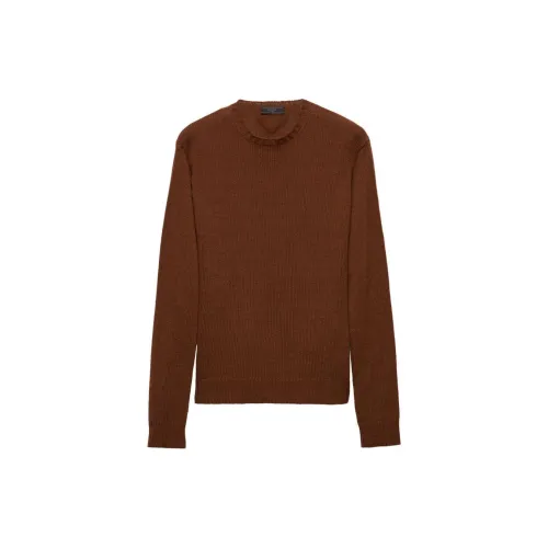 PRADA FW24 Sweater Men's Caramel Brown
