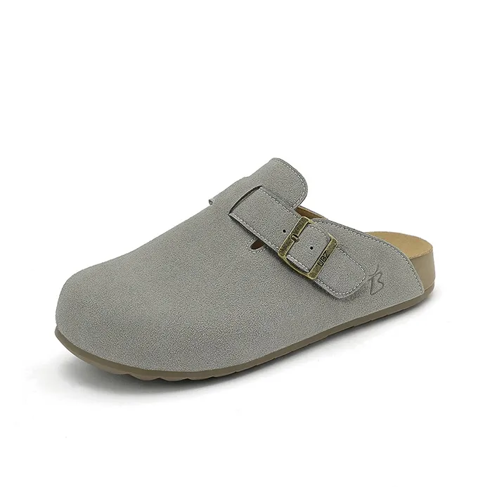 UBZ Rubber Sole Abrasion Resistant Closed Toe Slippers Women's-8