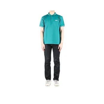 BARBOUR Polo Shirt Men's Light Blue