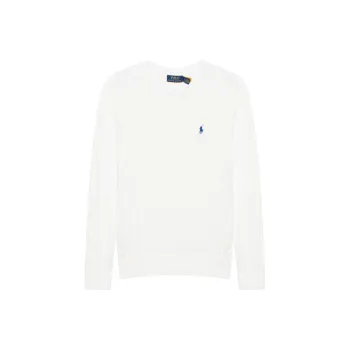 Polo Ralph Lauren Long Sleeve Cotton Cable Knit Crewneck Sweater