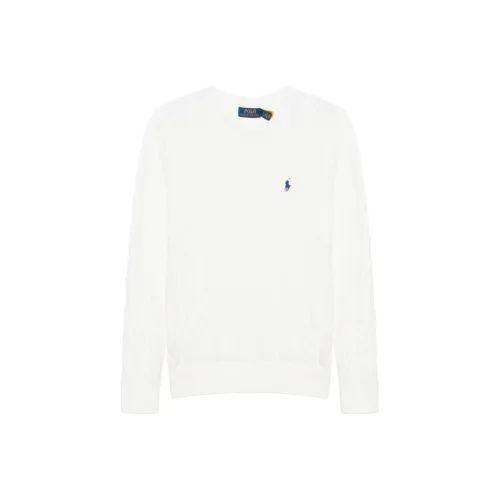 Polo Ralph Lauren Logo Embroidered Cable Knit Jumper