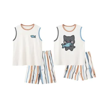 Qiao Ni Tong Unisex Pajama Sets