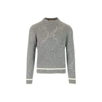 GUCCI Sweaters Men Gray