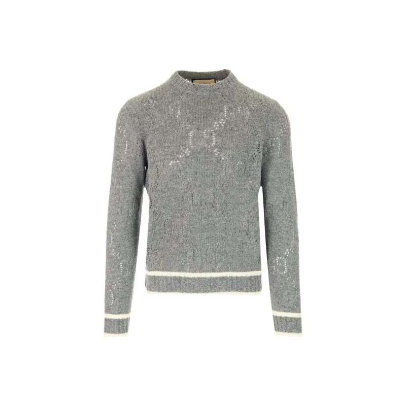 GUCCI Sweaters Men Gray-0