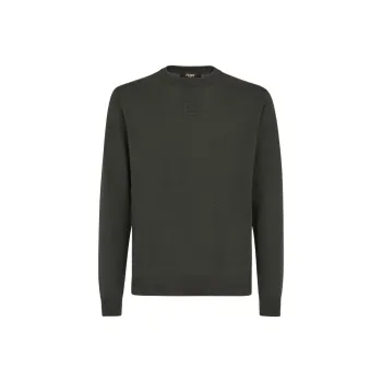 FENDI Crewneck Long Sleeve Knit Sweater