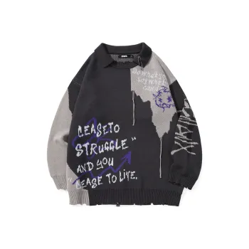 GENANX Sweaters Unisex Dark Gray