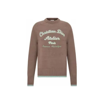DIOR Quarterly New Products Sweaters Men Brown