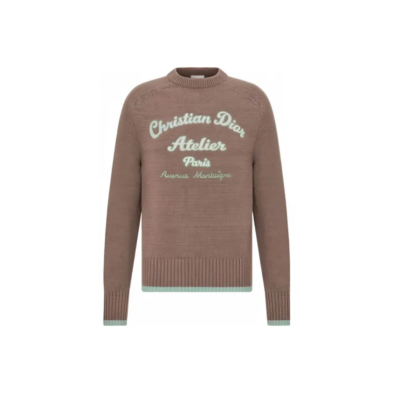DIOR Quarterly New Products Sweaters Men Brown-0