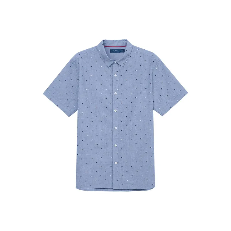 NAUTICA Shirts Men Navy Blue-0