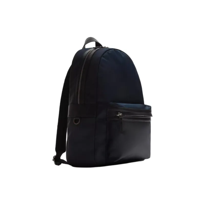 ZARA Polyester Backpack Large Size Men's Blue-1