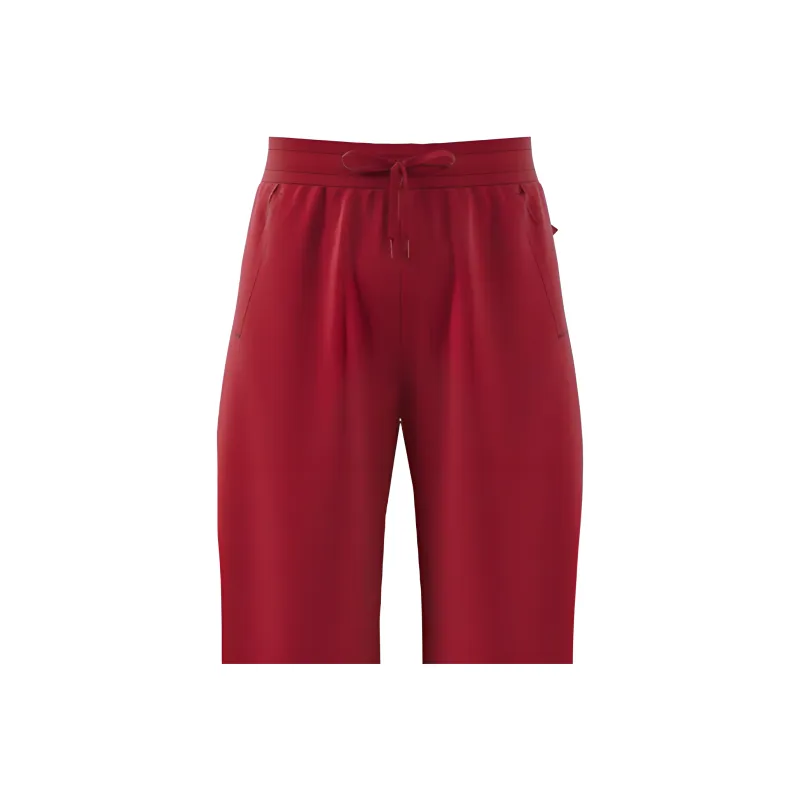 Adidas Knitted Sports Pants Women's Red-1