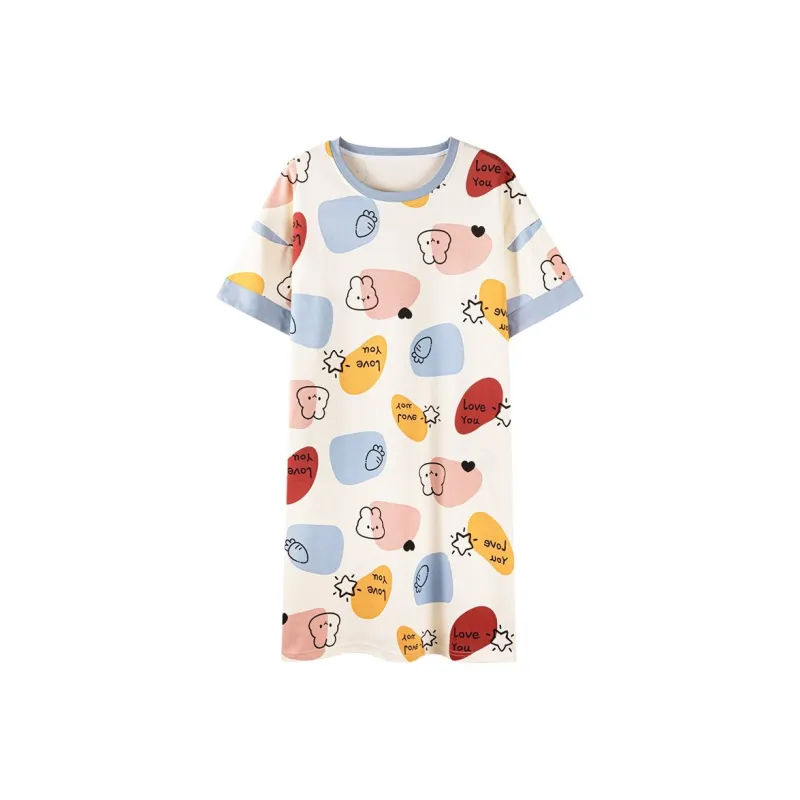 Urban Beauty Pajama Set Women's Cartoon Bear-12