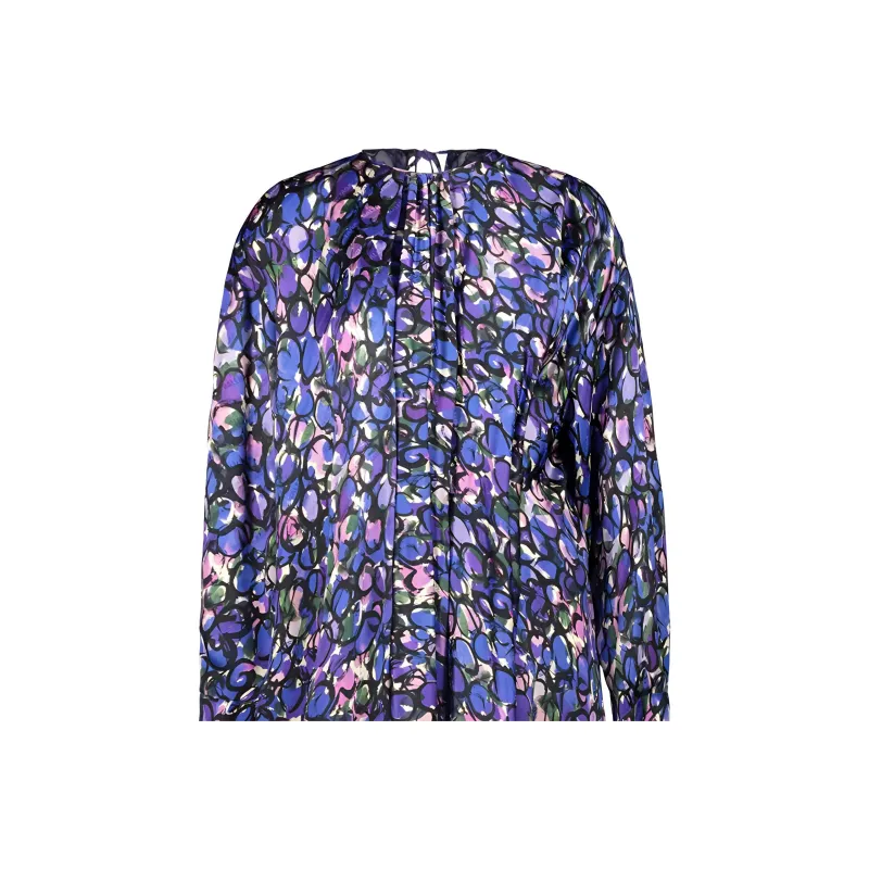 Balenciaga Long Sleeved Dress, Regular Fit Women's Purple-3