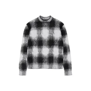 Givenchy 4G Checkered Knit Sweater