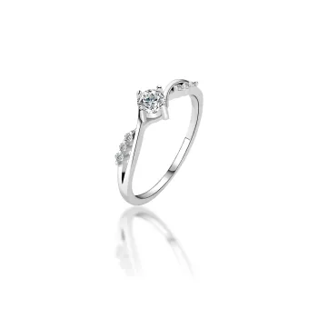 Right Hand Waiting S925 Silver Rings Women's
