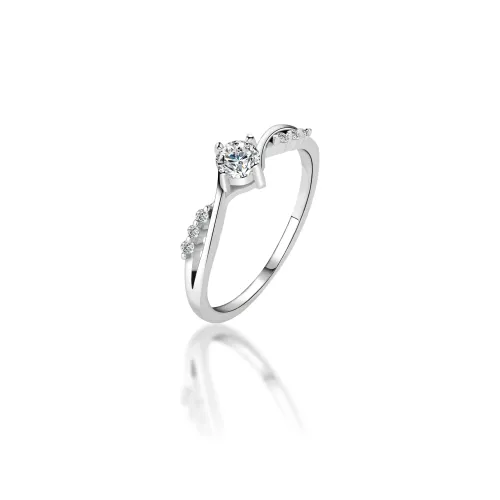 Right Hand Waiting S925 Silver Rings Women's