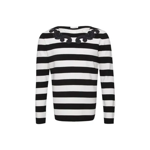 VERSACE Sweaters Men Black/White