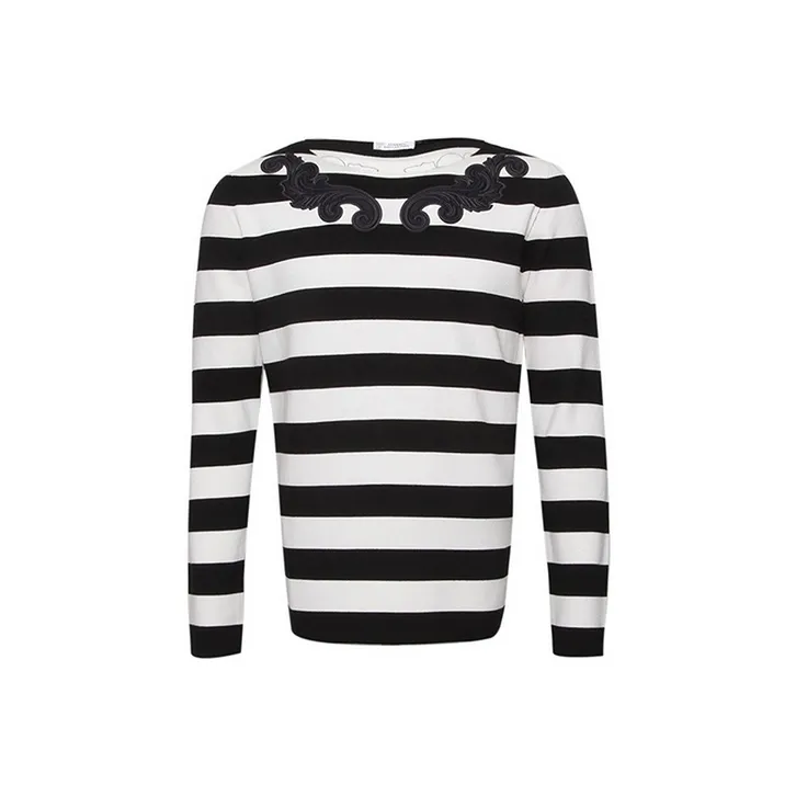 VERSACE Sweaters Men Black/White-0