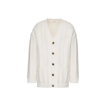 Valentino V Neck Long Sleeved Cardigan