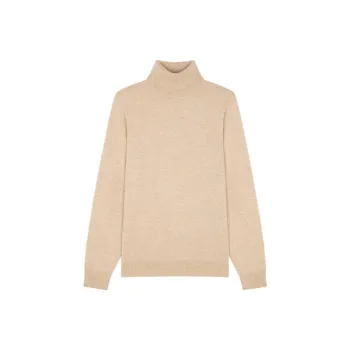 THEORY Cashmere Sweaters Men Beige Yellow