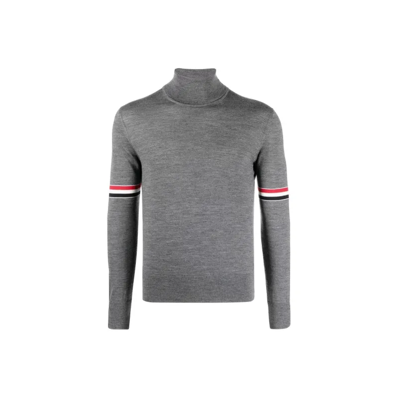 THOM BROWNE RWB stripe Roll neck Jumper-0