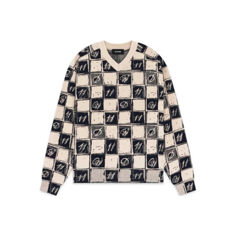 WE11DONE Sweaters Unisex Brown-0