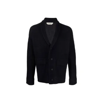Zegna Loose Fit Knitwear Men's Dark Blue