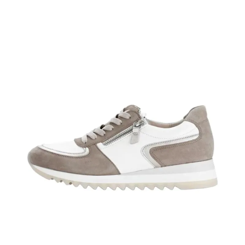 Gabor Fashion Low Top Casual Shoes Women's White Brown-0