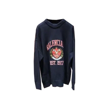 Balenciaga Sweaters Men Dark Blue