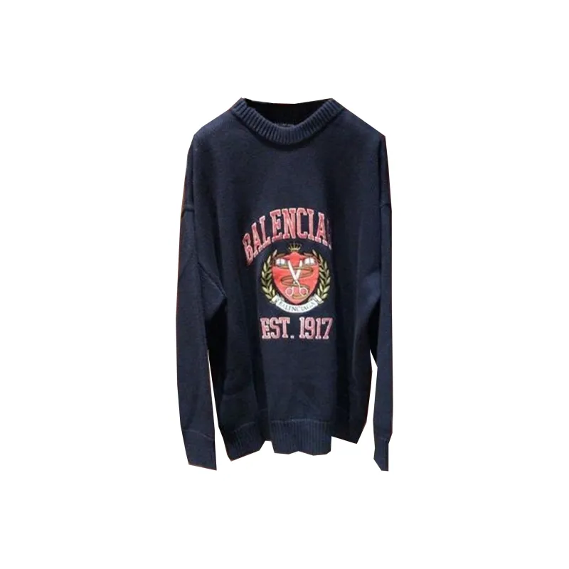 Balenciaga Sweaters Men Dark Blue-0