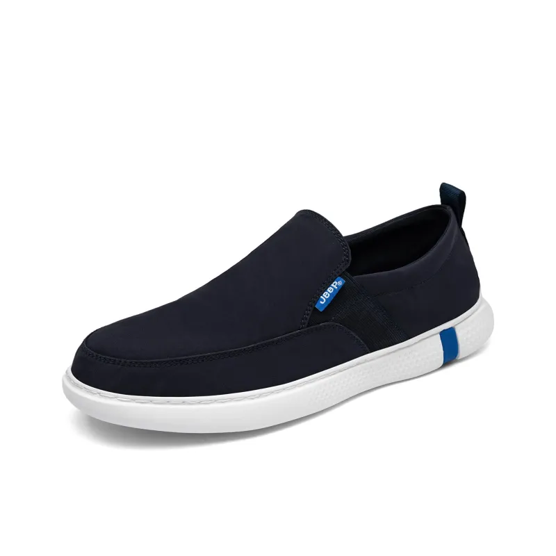 Jeep Cushioning, Abrasion Resistant, Lightweight, And Breathable Low Top Casual Shoes Men's Dark Blue-2