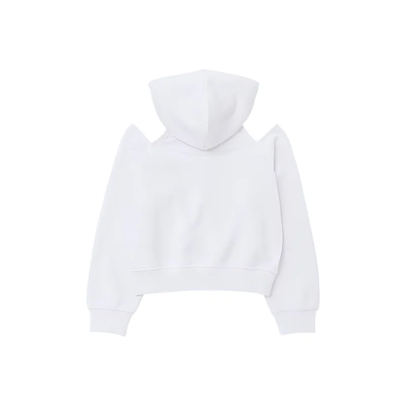 Nerdy Sweatshirts Women's White-1