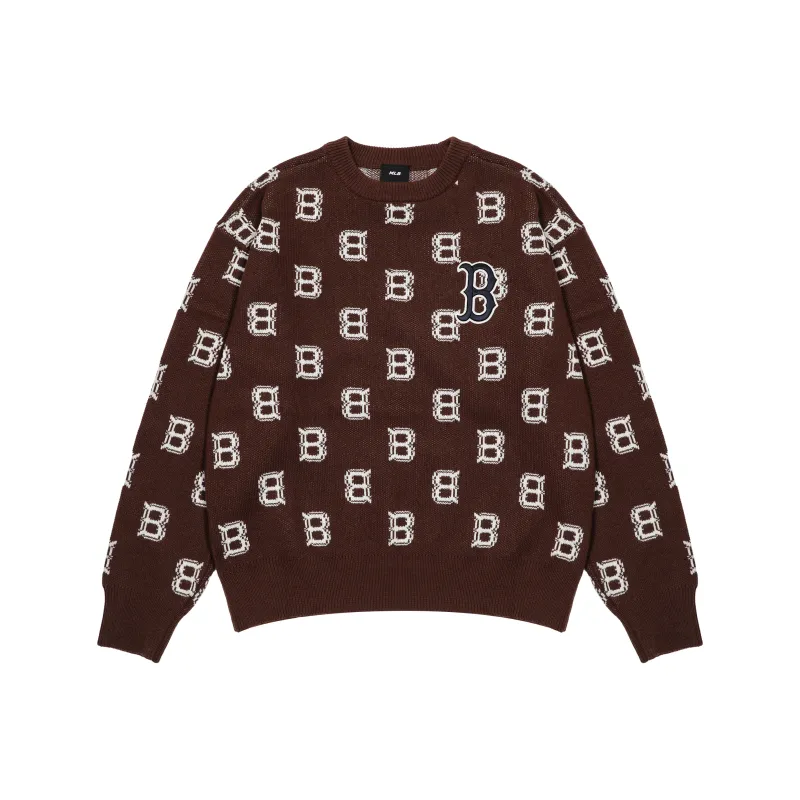 MLB Sweaters Unisex Dark Brown-0