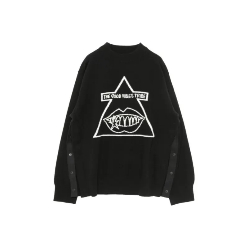Sacai Gonz Graphic Intarsia Knitted Jumper-0