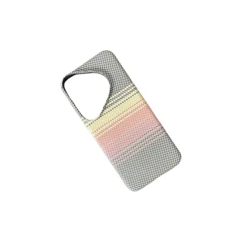 Mivana Leather Material Carbon Fiber Textured Effect Phone Cases Compatibility With Huawei P70 Pro/40 Pro/50 Pro/60 Pro